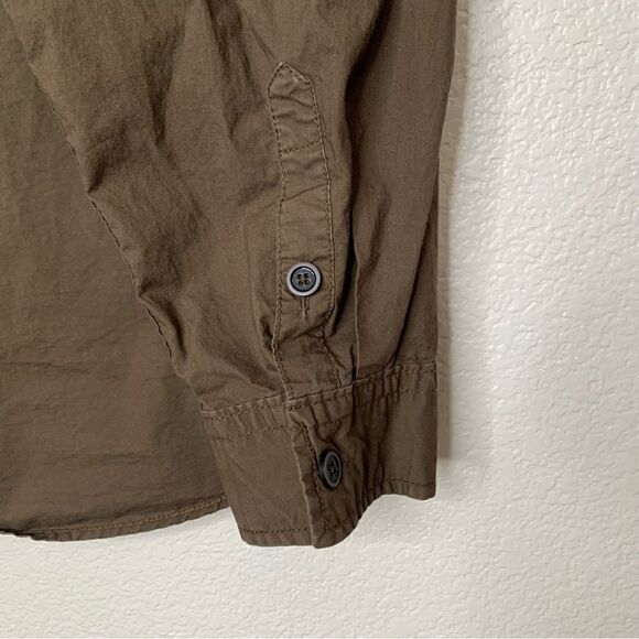 Timberland 100% Cotton Brown Button Down Men’s Shirt, Size 2XL - Picture 6 of 11